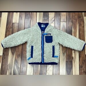 Patagonia baby retro deep pile Sherpa jacket 6/12